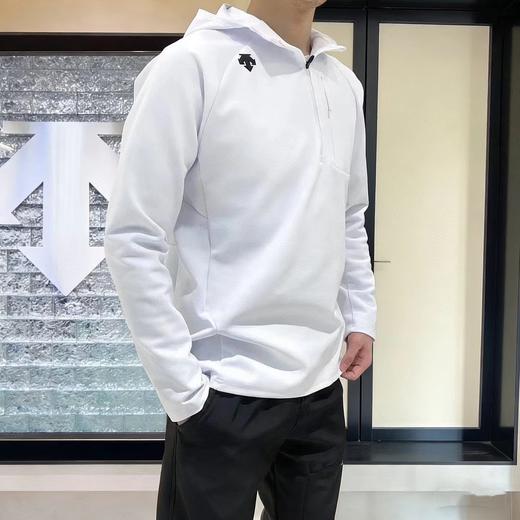 F032943轻薄舒适透气半拉链机能休闲连帽卫衣外套 商品图6