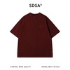 SDSA男装2026新款高贵轻奢美式贴布刺绣字母设计圆领短袖T恤百搭 商品缩略图0