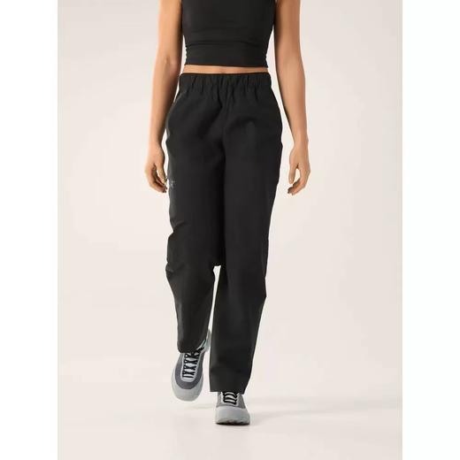 F032980通勤徒步梭织面料小标印花情侣松紧腰休闲长裤 商品图10