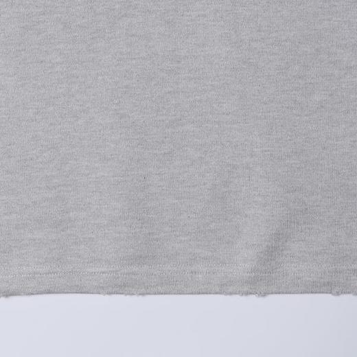 SDSA男装2026新款高贵轻奢时尚简约纯色领口磨破设计圆领短袖T恤 商品图2