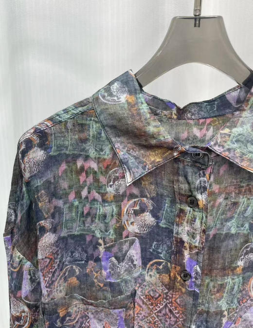 原单新款苎麻衬衫 商品图7