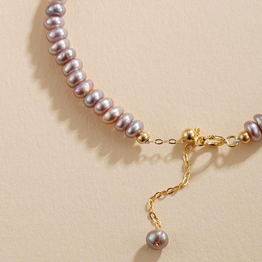 子佩集【‌紫霞仙踪】银S925珍珠惜王妃手链【SGB0510009】镀金2602 商品图3