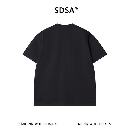 SDSA男装2026新款高贵轻奢潮流简约字母印花圆领短袖T恤百搭休闲 商品图4