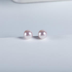 ⁶【akoya珍珠】铂金耳钉，8-8.5MM，编号ED116，出证书，48小时鉴赏期——SS06-CR-YMZZ【HOT】