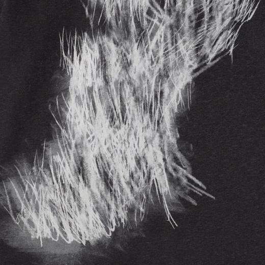 SDSA男装2026新款高贵轻奢潮牌撞色抽象笔触线条印花圆领短袖T恤 商品图2