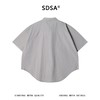 SDSA男装2026新款高贵轻奢复古工装立体多口袋弧形下摆短袖衬衫 商品缩略图4