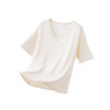 宽松雨露亚麻t恤女夏季薄款透气上衣显瘦纯色休闲棉麻t恤（个别码数预售10天左右）！ 商品缩略图4