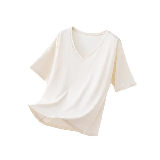 宽松雨露亚麻t恤女夏季薄款透气上衣显瘦纯色休闲棉麻t恤（个别码数预售10天左右）！ 商品图4