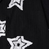 SDSA男装2026新款高贵轻奢潮牌简约撞色刺绣星星短袖衬衫百搭休闲 商品缩略图2