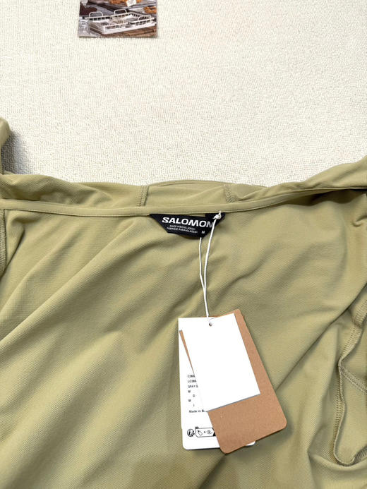 原单正品 Salomon萨洛蒙男士软壳外套，颜色：灰绿色 黑色
尺码：S～XL 商品图6