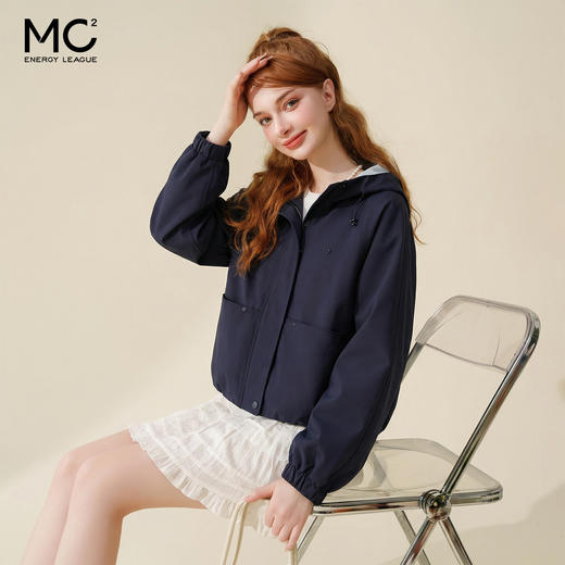 女装撞色连帽横插袋外套-25007J5232017 商品图0