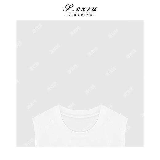 04-1潘依绣丁丁宠粉精致优雅蕾丝勾花拼接无袖背心 Q7445 商品图2