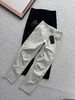 F032980通勤徒步梭织面料小标印花情侣松紧腰休闲长裤 商品缩略图0