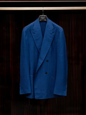 Cesare Attolini 4x1双排扣亚麻Blazer