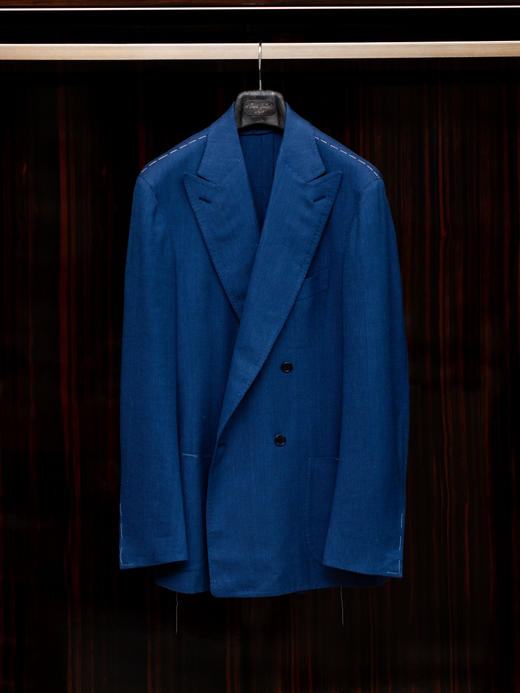 Cesare Attolini 4x1双排扣亚麻Blazer 商品图0