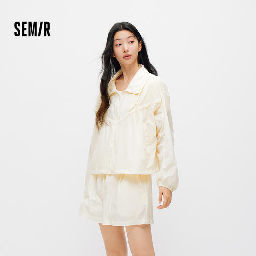 森马套装女夏季防晒凉感短裤oversize外套2026新款气质户外两件套 商品图1