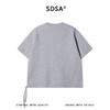 SDSA男装2026新款高贵轻奢纯色侧摆抽绳刺绣字母圆领短袖T恤百搭 商品缩略图4