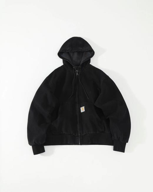 F032962美式工装风水洗做旧牛仔工装连帽夹克外套男女同款 商品图1