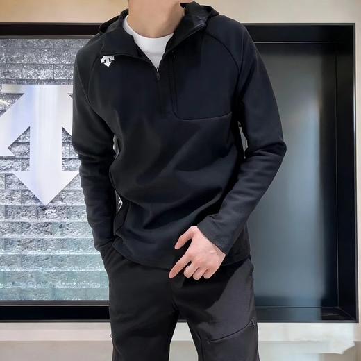 F032943轻薄舒适透气半拉链机能休闲连帽卫衣外套 商品图5