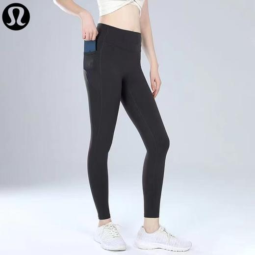 F032990新款弹力高腰收腹运动健身跑步薄款瑜伽打底裤 商品图12