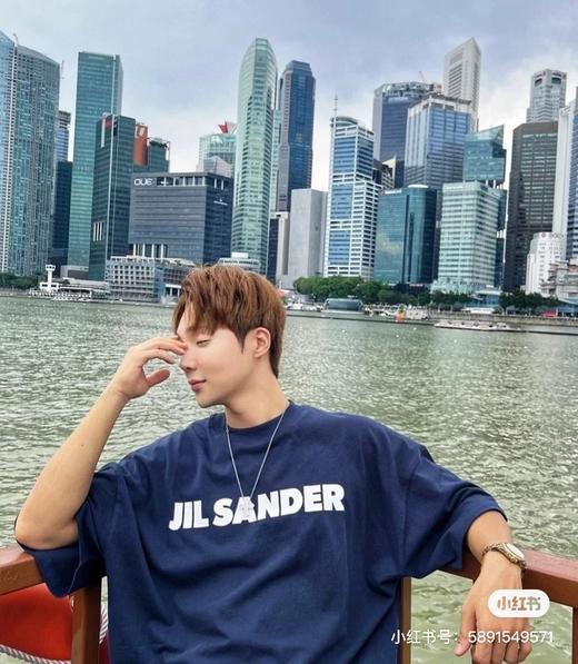 JS 吉尔桑达26款新款字母圆领短袖T恤 Z-15905 商品图4