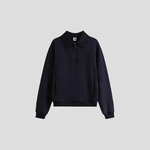 F032901极简老钱26年春新款砂洗兰精莫代尔空气polo上衣 商品图0