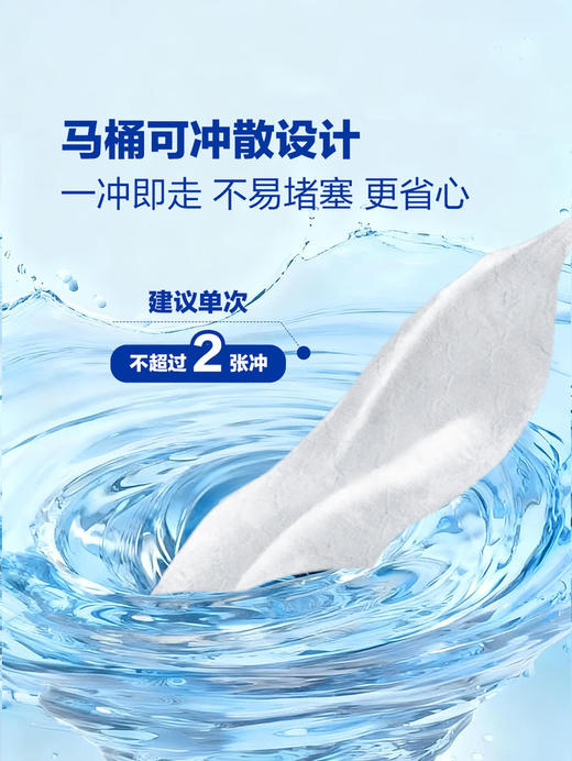 MM 山姆 Member's Mark 纯水湿厕纸 80抽*10包 商品图5