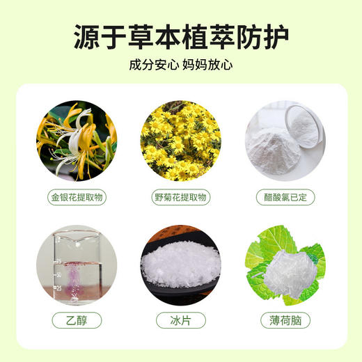 葵花叮叮喷雾 儿童叮咬夏季便携防舒止缓痒消包艾草花露水喷雾 商品图2