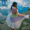 年衣童装儿童无袖连衣裙女童夏季新款民族背心裙A字拼接长裙裙子 商品缩略图3