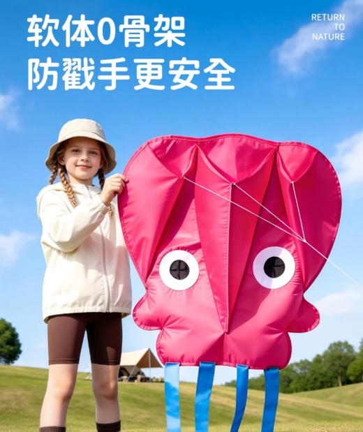 【积分】小章鱼无骨口袋风筝 商品图1