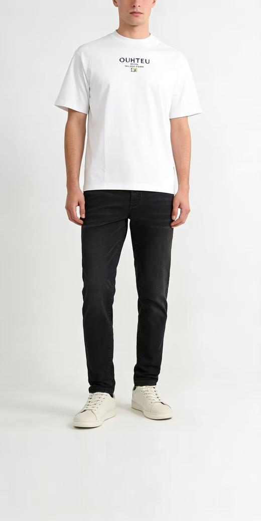 【富临店】欧度潮流字母棉T 商品图1