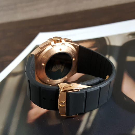 【95新】OMEGA 欧米茄121.62.41.50.01.001天文台认证同轴自动机械机芯日期显示、计时41MM（男款）星座系列18K玫瑰金280226NJT32 商品图5