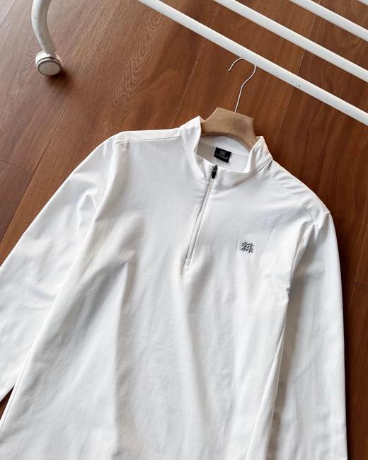 F032925四色户外小立领半拉链男士运动速干长袖上衣 商品图11