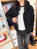 古驰 26Ss新款经典黑连帽拉链外套 商品缩略图0