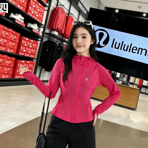 F032948夏季新品女款时尚透气网纱修身连帽防晒衣 商品图14