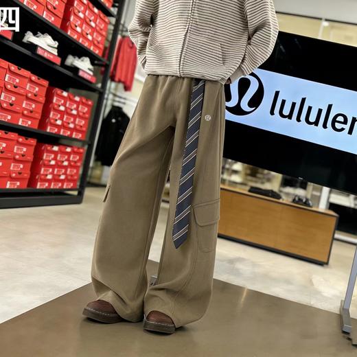 F032941户外空气棉混纺立体剪裁直筒休闲裤长裤 商品图7