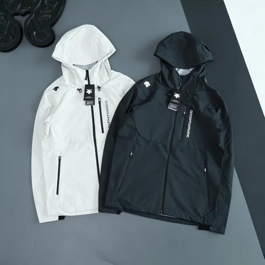 F032969春户外防泼水运动健身梭织连帽冲锋衣外套 商品图0