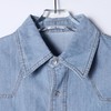 SDSA男装2026新款高贵轻奢美式复古双口袋牛仔短袖衬衫百搭时尚 商品缩略图1