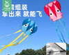 【快递到家】小章鱼无骨口袋风筝-颜色随机（宽55cm*高52cm*尾255cm/个） 商品缩略图1