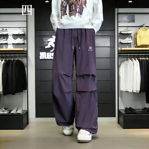 F032945春夏季直筒户外机能风宽松纯色休闲裤防晒裤 商品图0