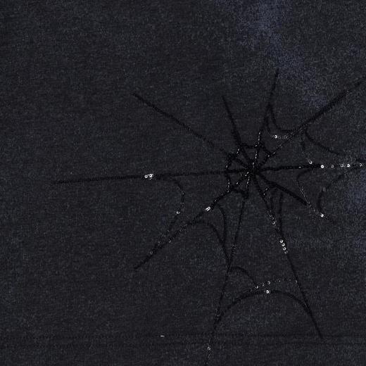 SDSA男装2026新款高贵轻奢潮牌蛛网亮片圆领短袖T恤扎染百搭上衣 商品图3