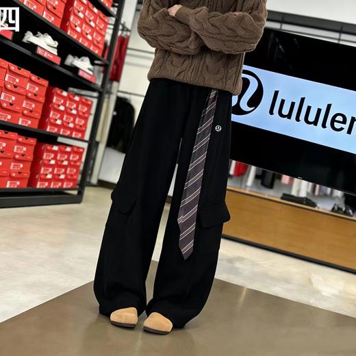 F032941户外空气棉混纺立体剪裁直筒休闲裤长裤 商品图0