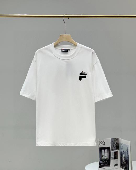 F032932后背外星幻想印花休闲宽松情侣款短袖T恤 商品图11