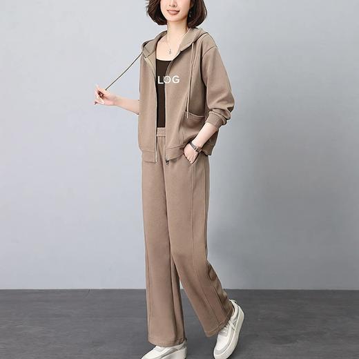 丁摩 休闲运动服套装女春秋季新款时尚卫衣两件套6ZF-653 商品图2