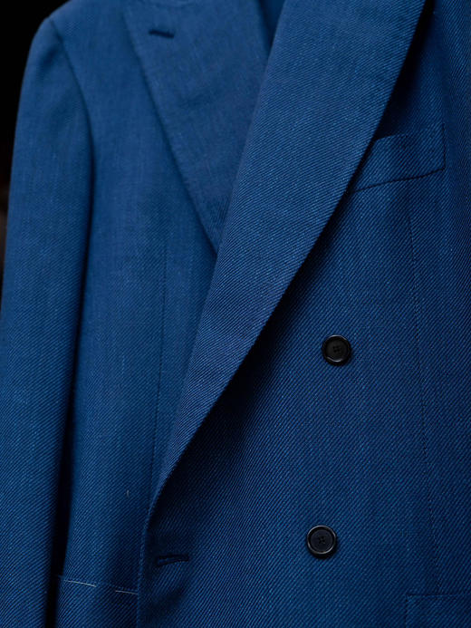 Cesare Attolini 4x1双排扣亚麻Blazer 商品图6