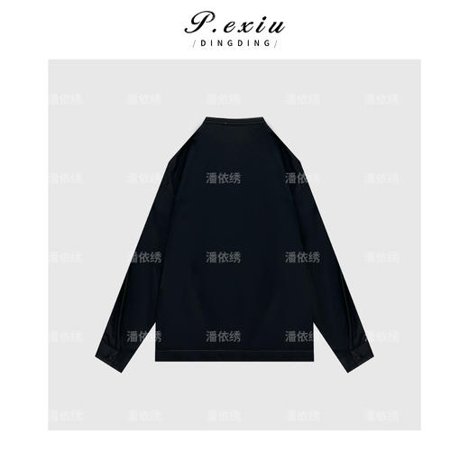 03-5潘依绣丁丁宠粉设计感荡领旋褶百搭衬衫Q29932 商品图1