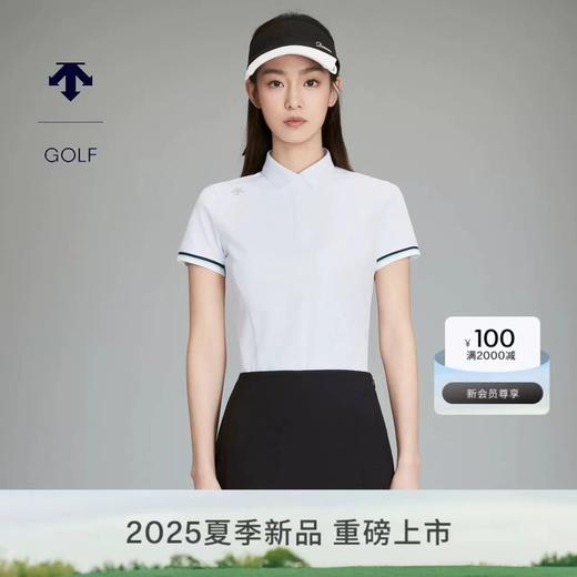F032919简约袖口撞色高尔夫FIELD女士防晒修身短袖POLO衫 商品图7