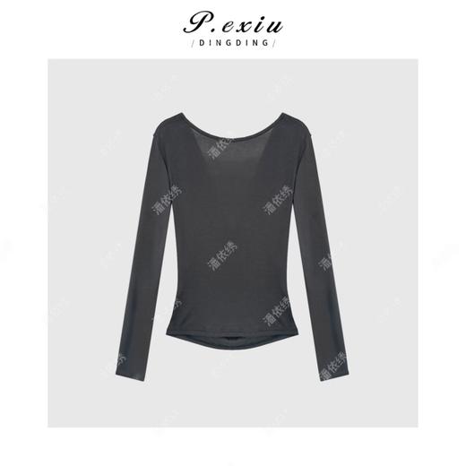 04-1潘依绣丁丁宠粉复古法式蕾丝拼接荡领上衣Q9851 商品图1