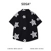 SDSA男装2026新款高贵轻奢潮牌简约撞色刺绣星星短袖衬衫百搭休闲 商品缩略图4
