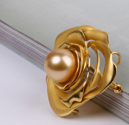⁶【南洋金珍珠 大溪地黑珍珠】S925银胸针，13-14MM，编号DZ22，出证书，48小时鉴赏期——SS06-CR-YMZZ【HOT】 商品图2